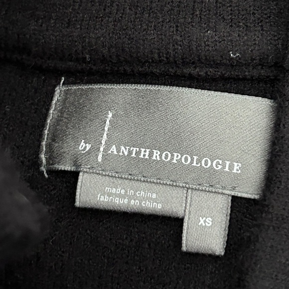 Anthropologie Black Structured Bell Sleeve Blazer Jacket, size XS - Picture 5 of 9